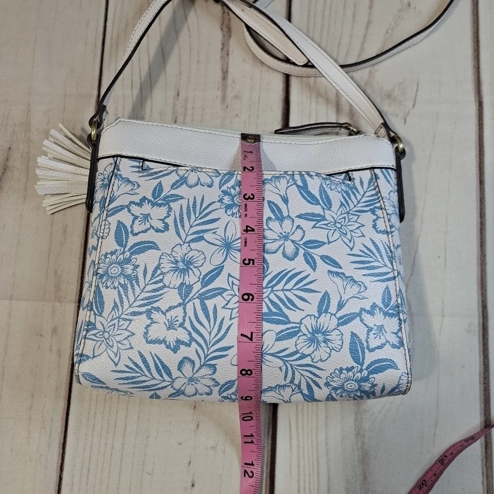 St. John's Bay Tropical Floral Crossbody Bag Purse